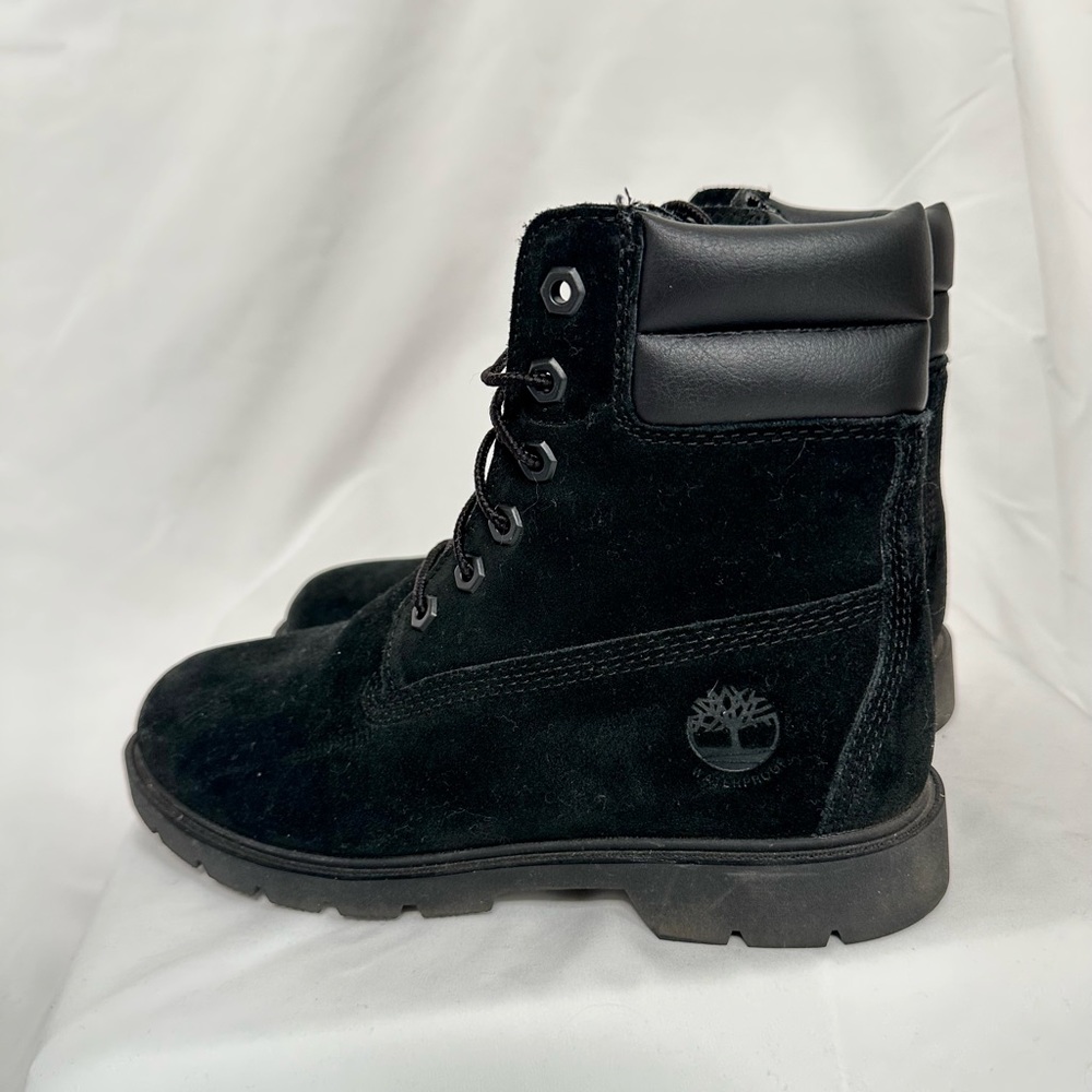 Timberland Linden Woods black suede waterproof boots
